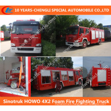 Sinotruk HOWO 4X2 Foam Fire Fighting Truck